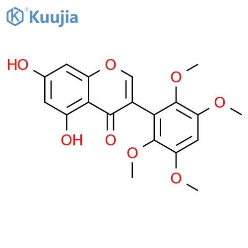 2',3',5,5',6',7-Hexahydroxyisoflavone; 2',3',5',6'-Tetra-Me ether structure