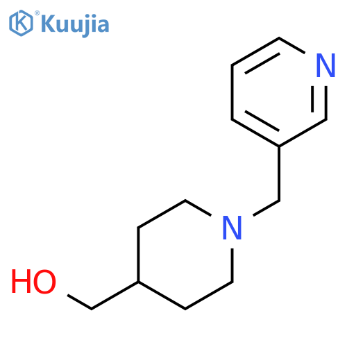 1-(pyridin-3-ylmethyl)piperidin-4-ylmethanol structure