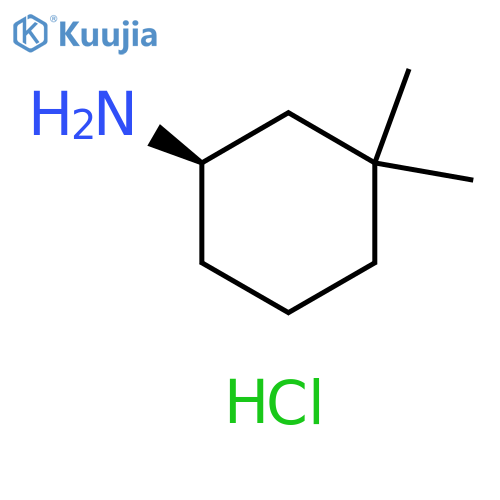 (1R)-3,3-dimethylcyclohexanamine;hydrochloride structure