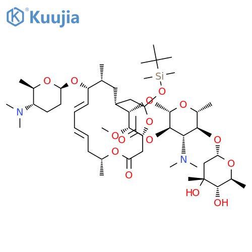 4,17-Dioxabicyclo12.3.2nonadecane-18-O-tert-butyldimethylsilyl Spiramycin I 2A-Acetate structure