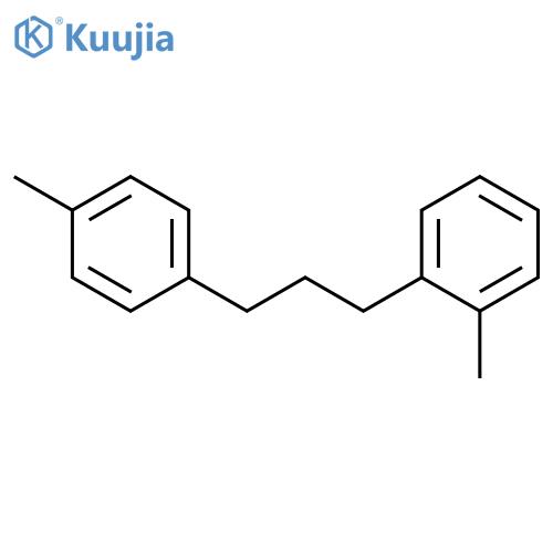 1-Methyl-2-[3-(4-methylphenyl)propyl]benzene structure