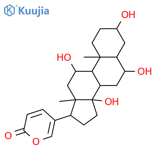 3,6,11,14-Tetrahydroxybufa-20,22-dienolide; (3α,5β,6β,11α,14β)-form structure