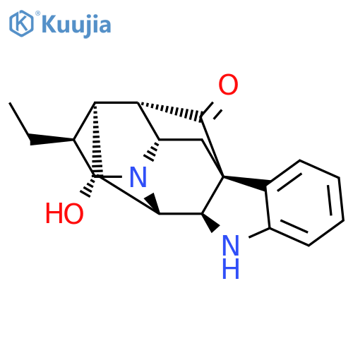Ajmalan-17-one, 1-demethyl-21-hydroxy-, (21a)- structure