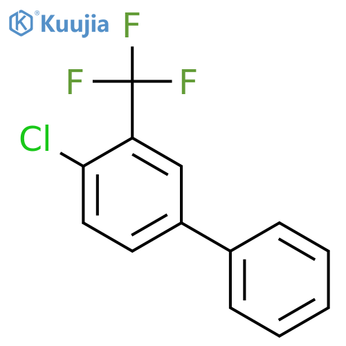 4-Chloro-3-(trifluoromethyl)biphenyl structure