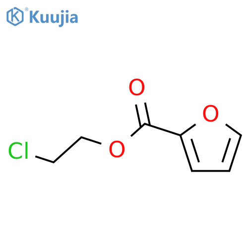 2-Furancarboxylic acid,2-chloroethyl ester structure