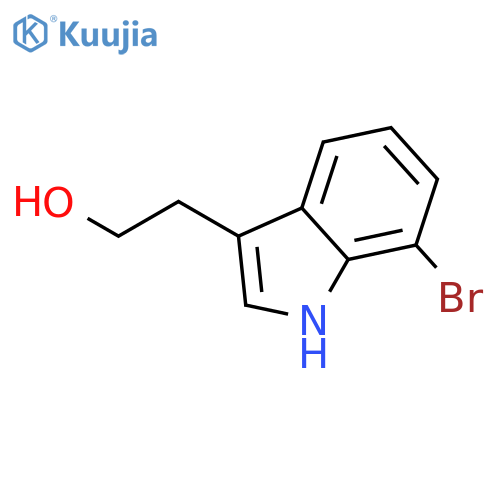 2-(7-Bromo-1H-indol-3-yl)ethan-1-ol structure