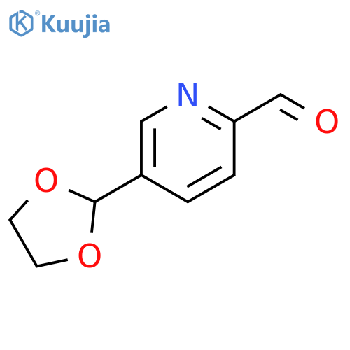 5-[1,3]Dioxolan-2-yl-pyridine-2-carbaldehyde structure