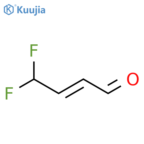 4,4-difluorobut-2-enal structure