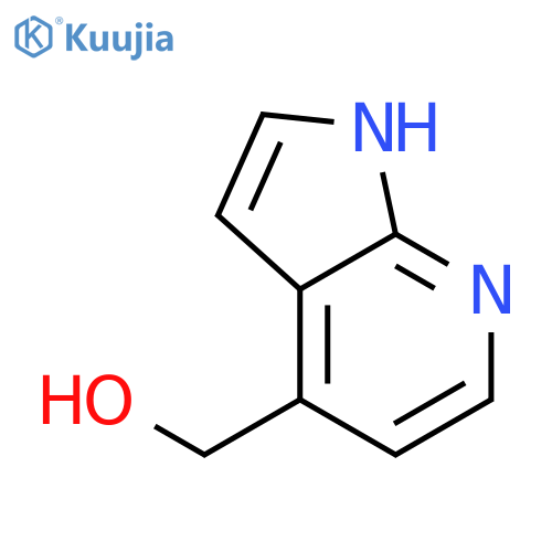 1H-pyrrolo[2,3-b]pyridin-4-ylmethanol structure