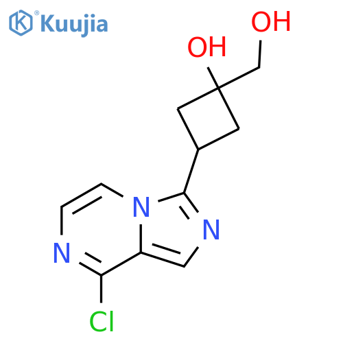 3-(8-Chloroimidazo[1,5-a]pyrazin-3-yl)-hydroxymethylcyclobutanol structure