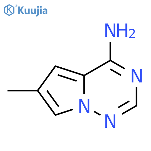 6-methylpyrrolo[2,1-f][1,2,4]triazin-4-amine structure