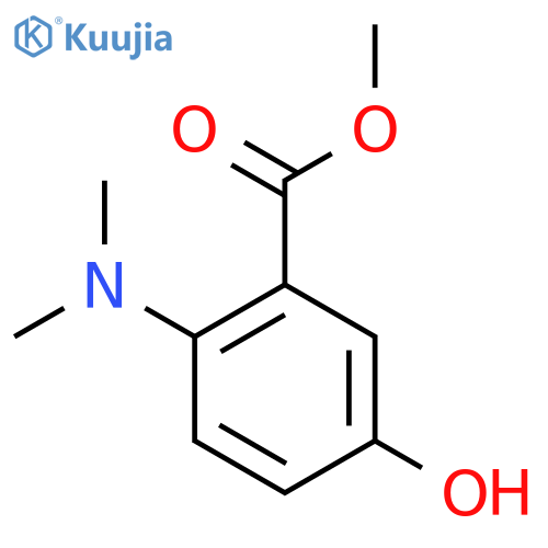 Methyl 2-(dimethylamino)-5-hydroxybenzoate structure