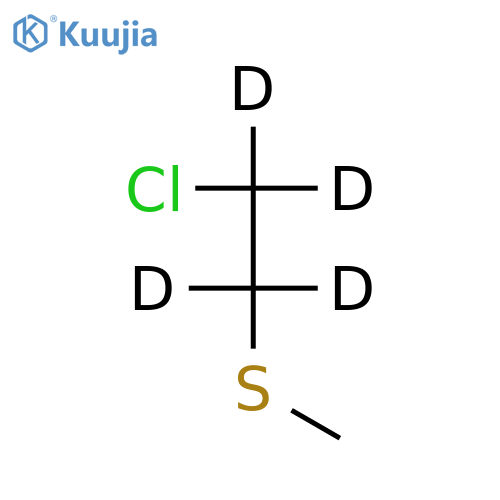 Ethane-1,1,2,2-d4,1-chloro-2-(methylthio)- (9CI) structure