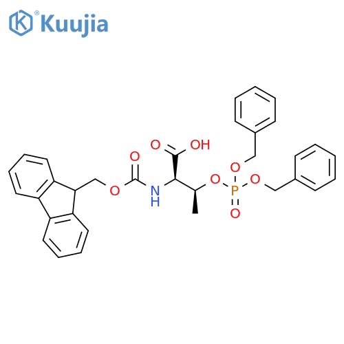 5,7-Dioxa-2-aza-6-phosphaoctanoic acid, 3-carboxy-4-methyl-8-phenyl-6-(phenylmethoxy)-, 1-(9H-fluoren-9-ylmethyl) ester, 6-oxide, (3R,4S)- structure