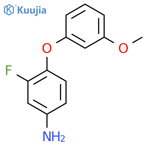 3-Fluoro-4-(3-methoxyphenoxy)phenylamine structure