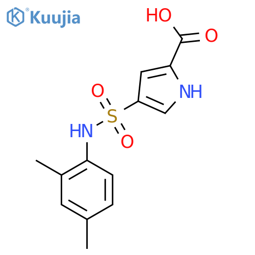 4-(2,4-Dimethylphenyl)sulfamoyl-1H-pyrrole-2-carboxylic Acid structure