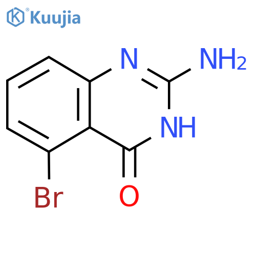 2-Amino-5-bromoquinazolin-4-ol structure
