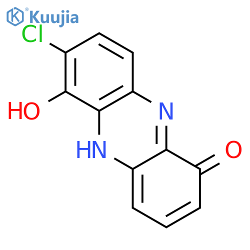 1,6-Phenazinediol,2-chloro- structure