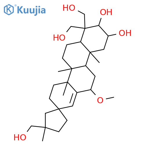 19(18→17)-Abeo-28-nor-12-oleanene-2,3,18,23,24,29-hexol; (2α,3α,17R,18β,20ξ)-form, 18-Deoxy, Δ13(18)-isomer, 12α-methoxy structure