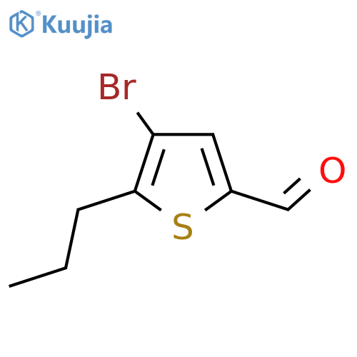4-Bromo-5-propylthiophene-2-carbaldehyde structure