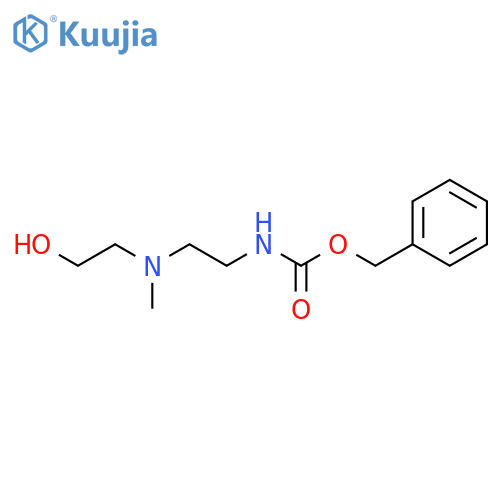 Carbamic acid, N-[2-[(2-hydroxyethyl)methylamino]ethyl]-, phenylmethyl ester structure