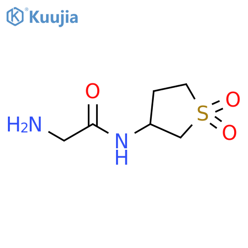 2-amino-N-(1,1-dioxo-1λ?-thiolan-3-yl)acetamide structure