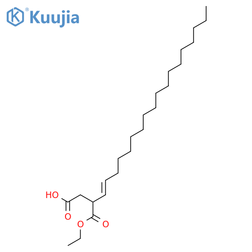 Ethyl hydrogen 2-octadecenylsuccinate structure