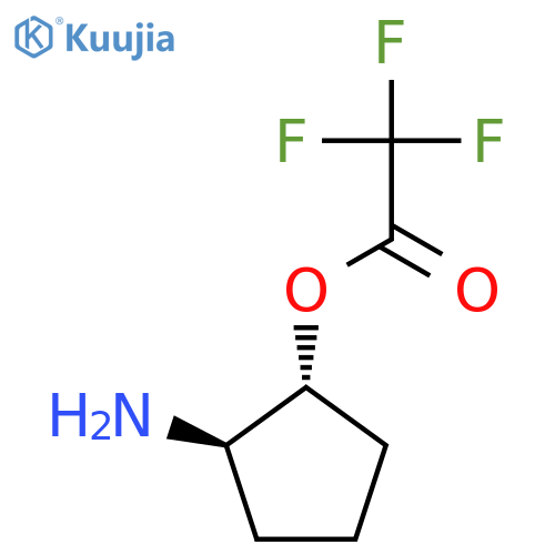 (1R,2R)-2-Amino-cyclopentanol Trifluoroacetic Acid Salt structure