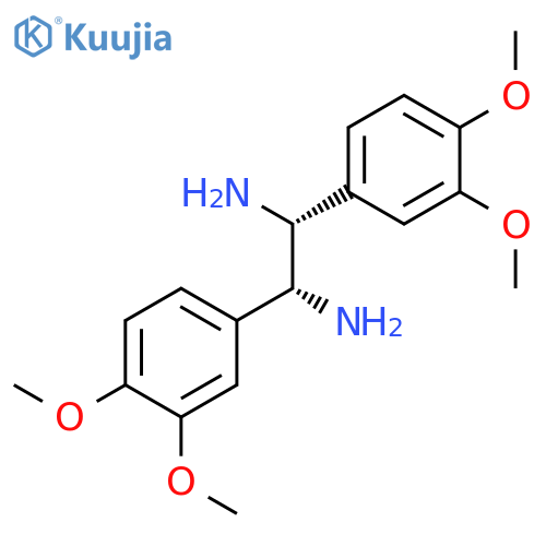 1,2-Ethanediamine, 1,2-bis(3,4-dimethoxyphenyl)-, (R*,R*)- structure