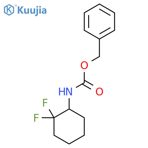 Benzyl (2,2-difluorocyclohexyl)carbamate structure