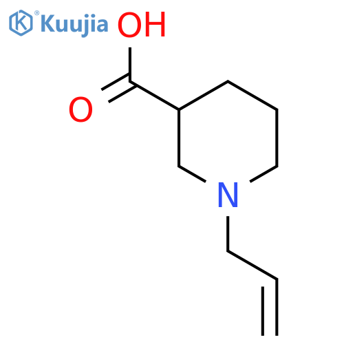1-Allylpiperidine-3-carboxylic acid structure
