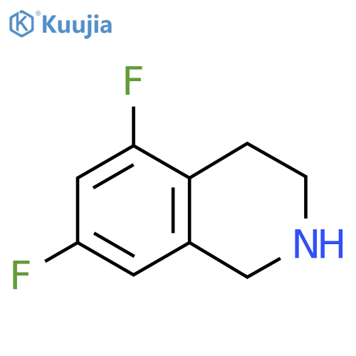 5,7-Difluoro-1,2,3,4-tetrahydroisoquinoline structure