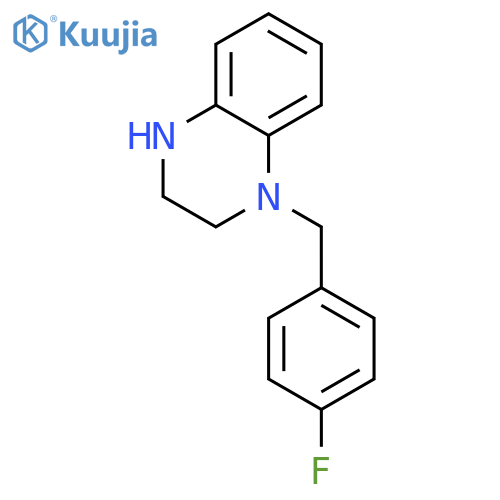 1-(4-FLUORO-BENZYL)-1,2,3,4-TETRAHYDRO-QUINOXALINE DIHYDROCHLORIDE structure