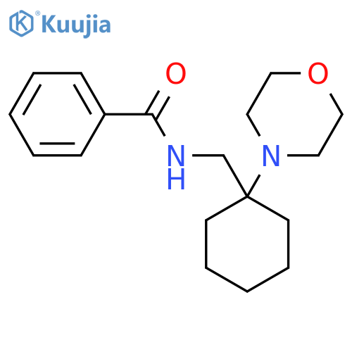 N-(1-Morpholin-4-ylcyclohexyl)methylbenzamide structure