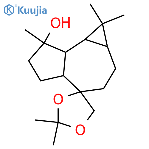 4,10,14-Aromadendranetriol; (1α,4α,5β,6α,7α,10α)-form, 10,14-Isopropylidene structure