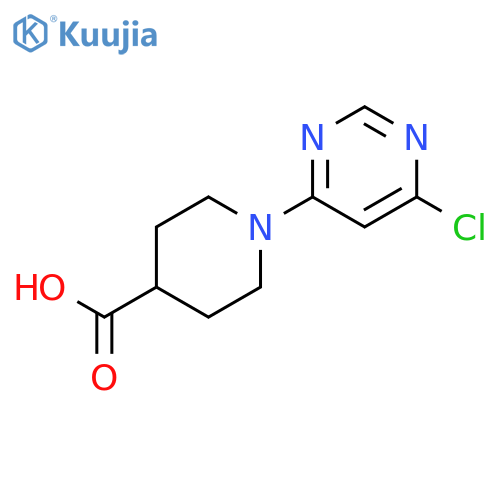 1-(6-chloropyrimidin-4-yl)piperidine-4-carboxylic Acid structure