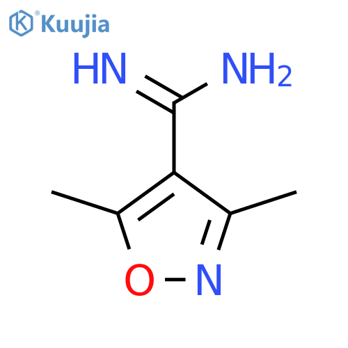 dimethyl-1,2-oxazole-4-carboximidamide structure