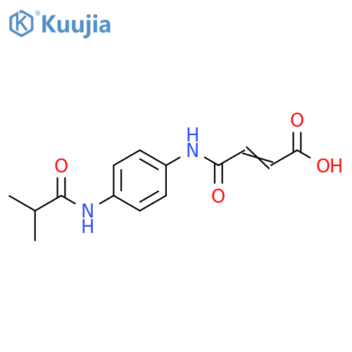 (E)-4-4-(Isobutyrylamino)anilino-4-oxo-2-butenoicacid structure