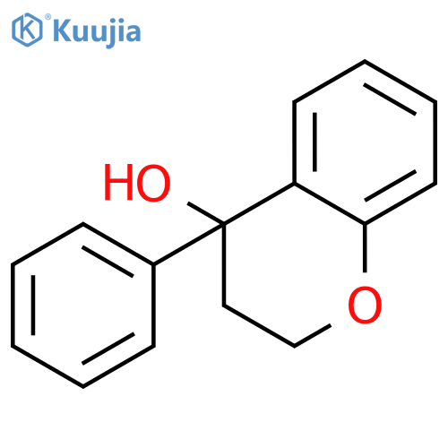 2H-1-Benzopyran-4-ol, 3,4-dihydro-4-phenyl- structure