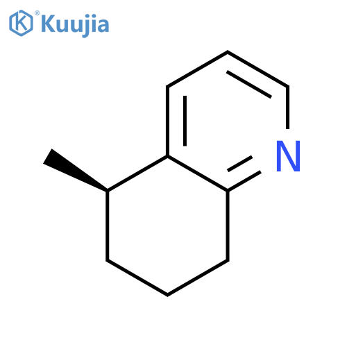 Quinoline, 5,6,7,8-tetrahydro-5-methyl-, (R)- structure