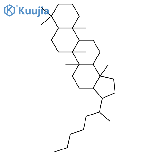29-Butylhopane; (17βH,21βH,22R)-form structure