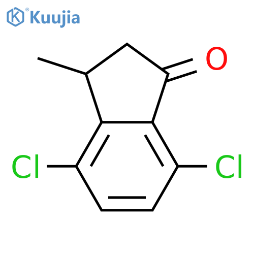 4,7-Dichloro-3-methyl-2,3-dihydro-1H-inden-1-one structure