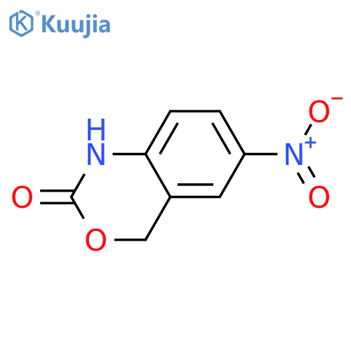 6-nitro-2,4-dihydro-1H-3,1-benzoxazin-2-one structure