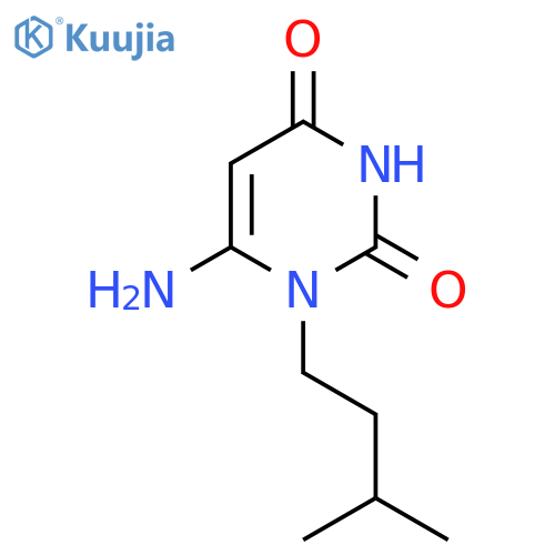 6-amino-1-(3-methylbutyl)pyrimidine-2,4(1H,3H)-dione structure