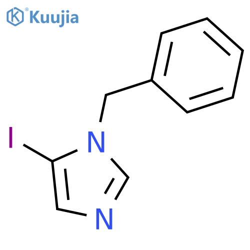 1-Benzyl-5-iodoimidazole structure