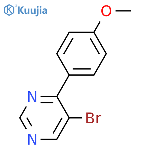 5-Bromo-4-(4-methoxyphenyl)pyrimidine structure