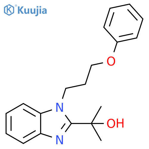 2-1-(3-phenoxypropyl)-1H-1,3-benzodiazol-2-ylpropan-2-ol structure