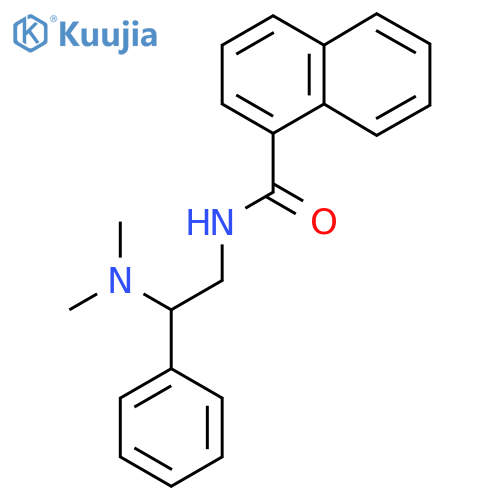 N-2-(dimethylamino)-2-phenylethylnaphthalene-1-carboxamide structure