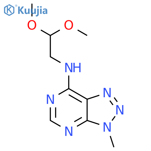 N-(2,2-dimethoxyethyl)-3-methyl-3H-1,2,3triazolo4,5-dpyrimidin-7-amine structure