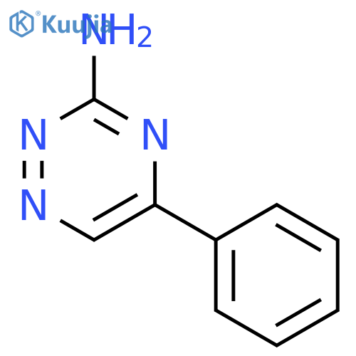 5-phenyl-1,2,4-triazin-3-amine structure